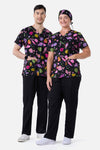 Gorman NZ - Deep Dive Top & Pant scrub set - black