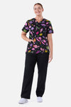 Gorman NZ - Deep Dive Top & Pant Scrub Set - black