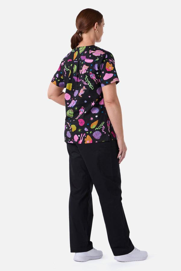 Gorman NZ - Deep Dive Top & Pant scrub set - black