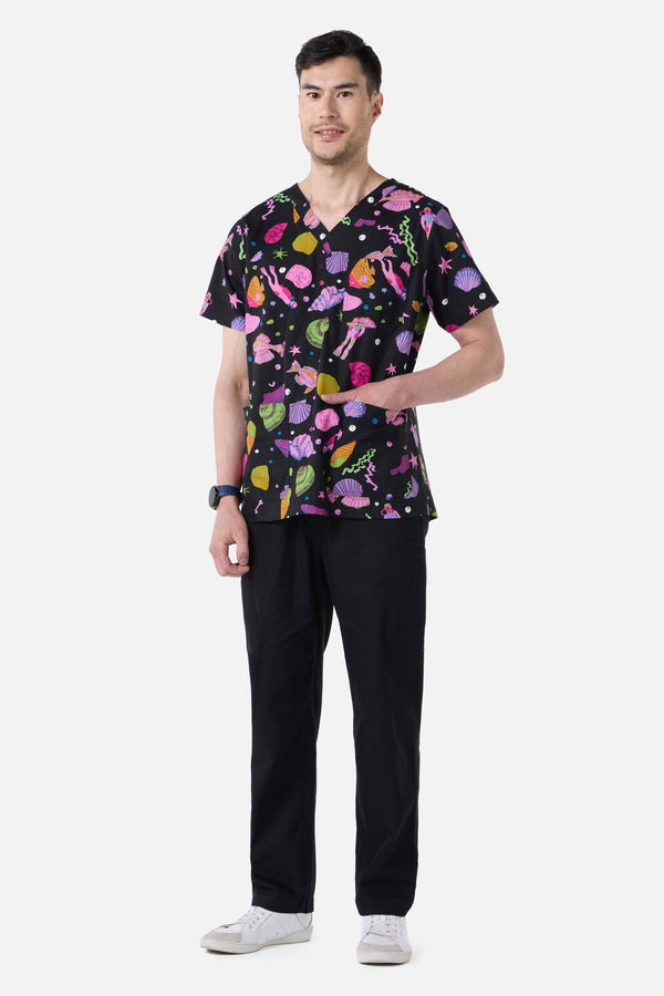 Gorman NZ - Deep Dive Top & Pant scrub set - black