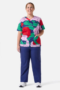 Gorman NZ - Camellia Top & Pant scrub set - navy