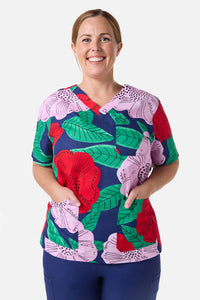 Gorman NZ - Camellia Top & Pant scrub set - navy