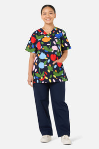 Gorman NZ - Confetti Top & Pant scrub set - navy