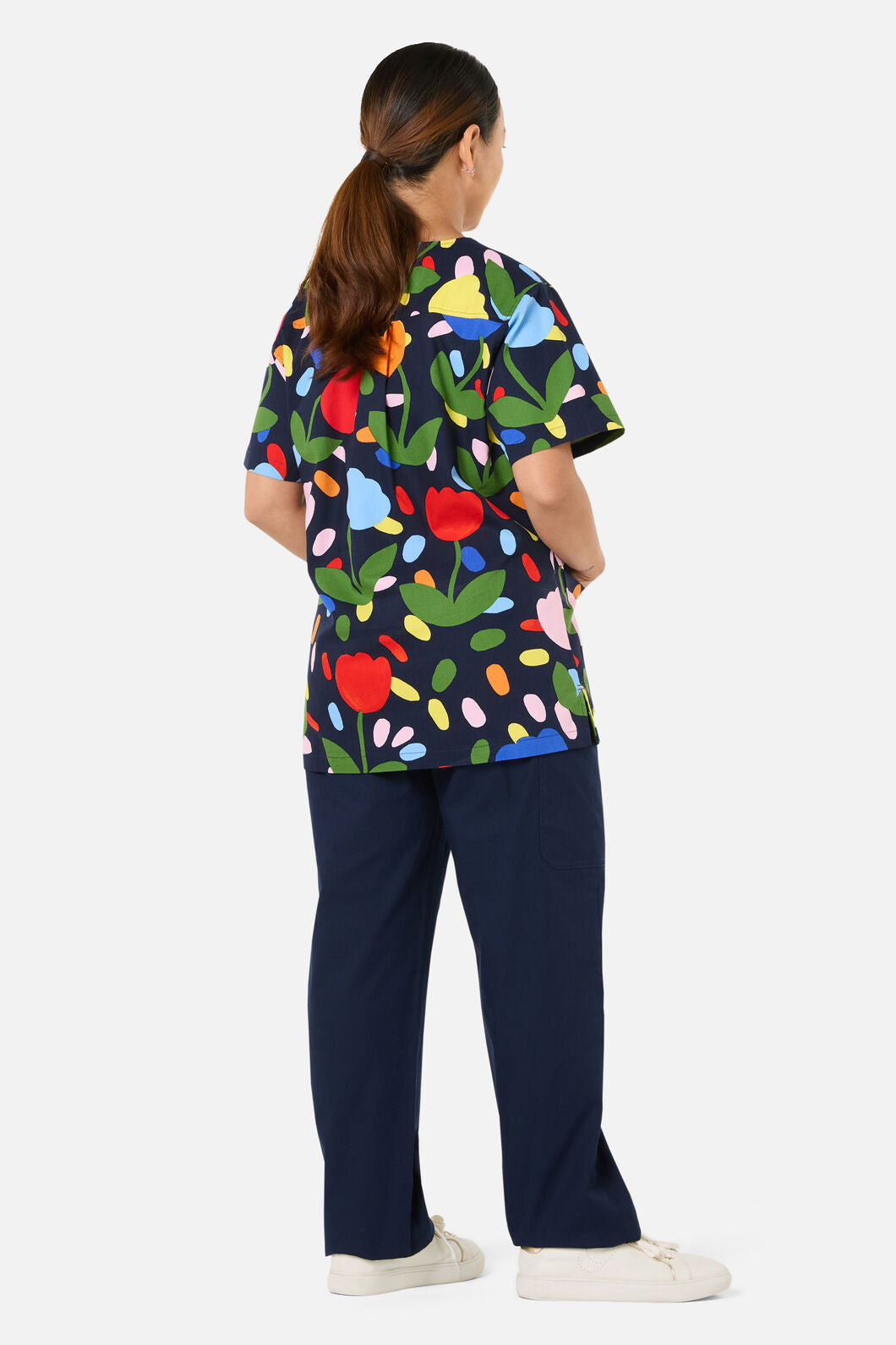 Gorman NZ - Confetti Top & Pant scrub set - navy