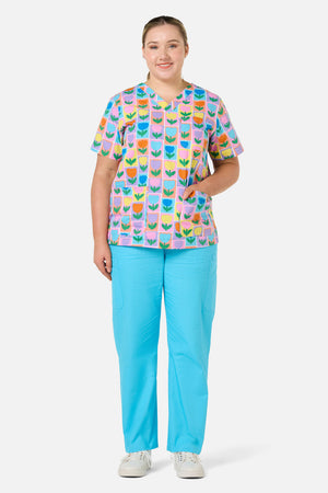 Gorman NZ - Tulip Top & Pant scrub set - blue