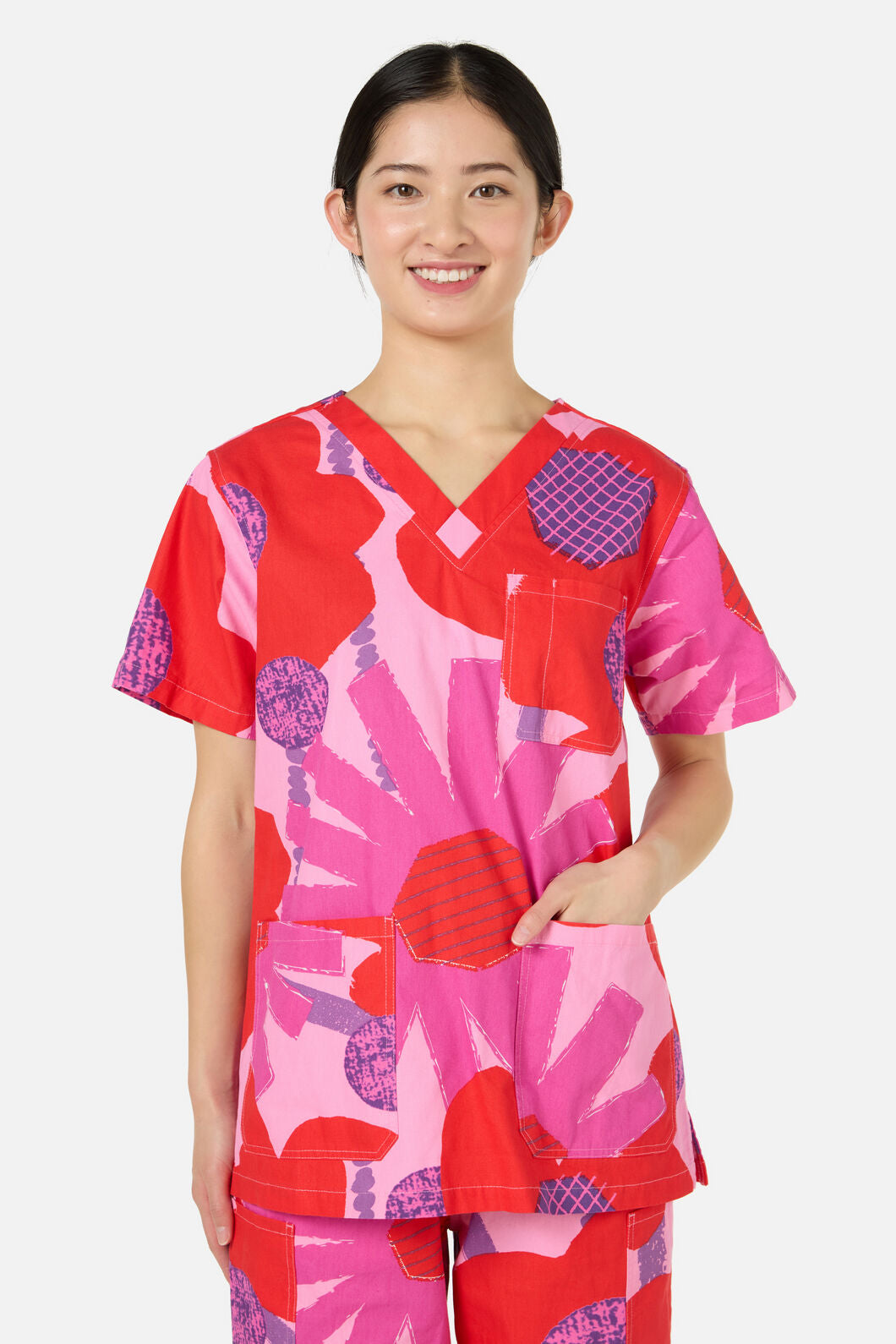 Gorman NZ - Riso Floral scrub set - pink