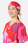 Gorman NZ - Riso Floral scrub hat - pink