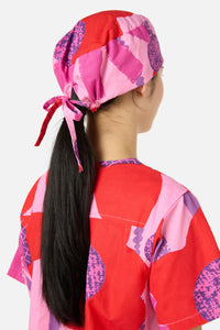 Gorman NZ - Riso Floral scrub hat - pink