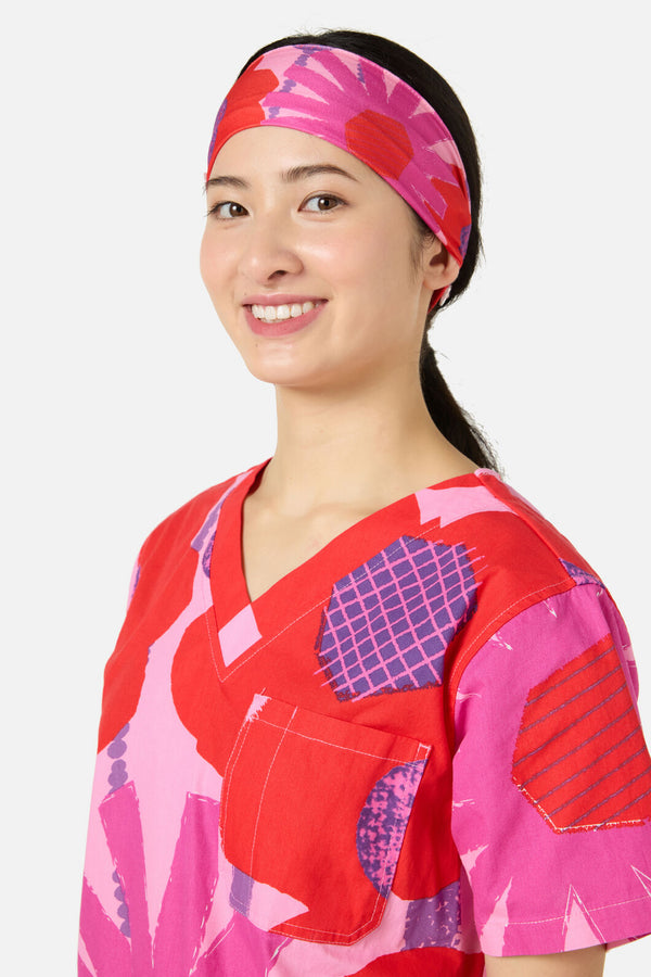 Gorman NZ - Riso Floral scrub headband - pink