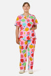 Gorman NZ - She's Apples scrub set - pink