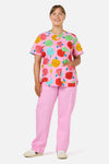 Gorman NZ - Shes Apples Top&Pant scrub set - pink