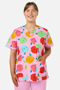Gorman NZ - Shes Apples Top&Pant scrub set - pink