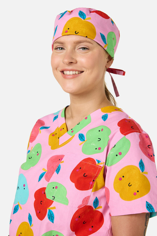 Gorman NZ - She's Apples scrub hat - pink