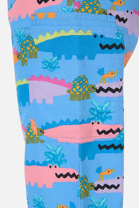 Gorman NZ - Croc Snap scrub set - blue