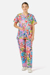 Gorman NZ - Floral Field scrub set - multi