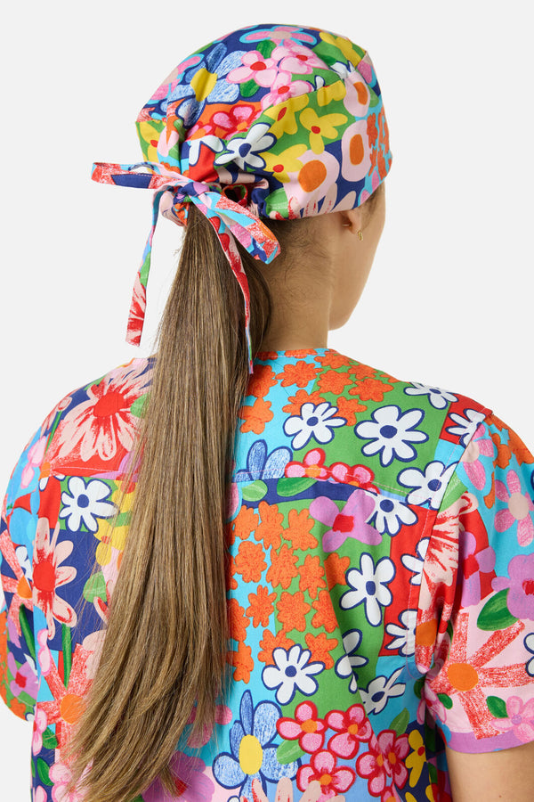 Gorman NZ - Floral Field scrub hat - multi