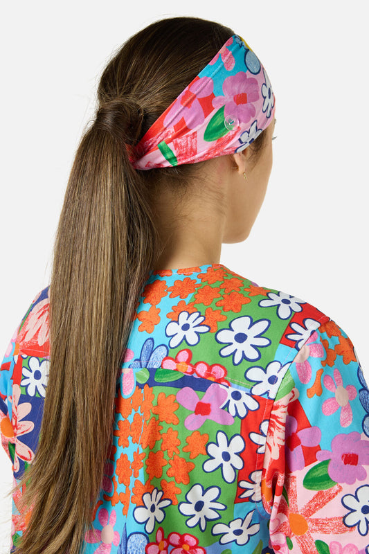 Gorman NZ - Floral Field Scrub Headband - multi