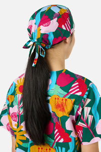 Gorman NZ - Paper Blooms scrub hat - green