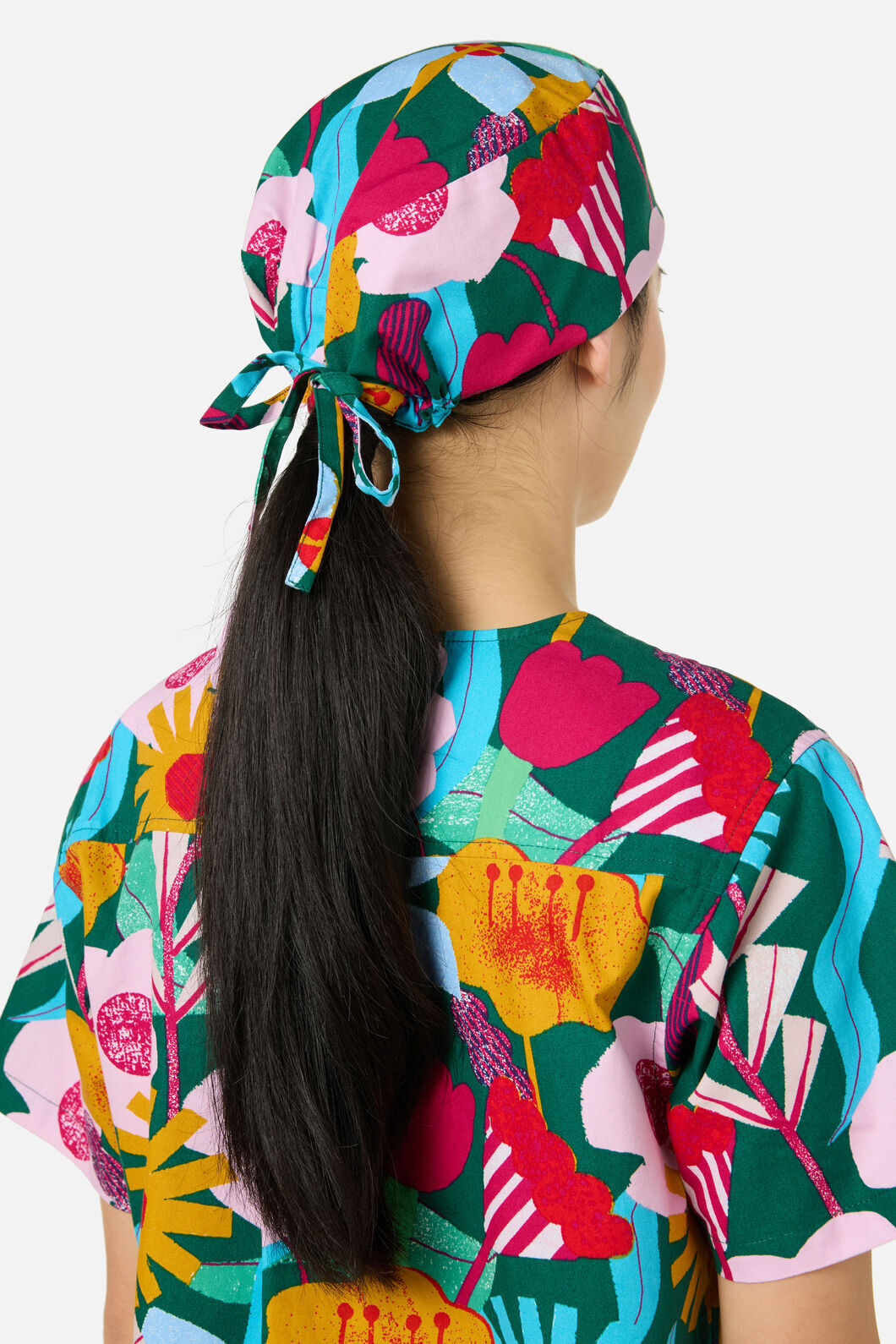 Gorman NZ - Paper Blooms scrub hat - green