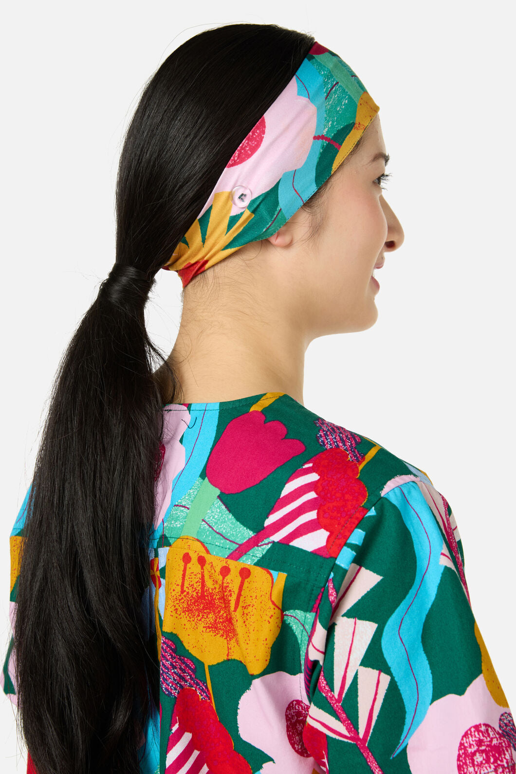 Gorman NZ - Paper Blooms scrub headband - green