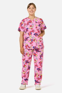Gorman NZ - Koi Pond scrub set - pink