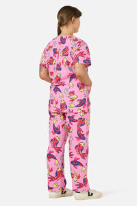 Gorman NZ - Koi Pond scrub set - pink