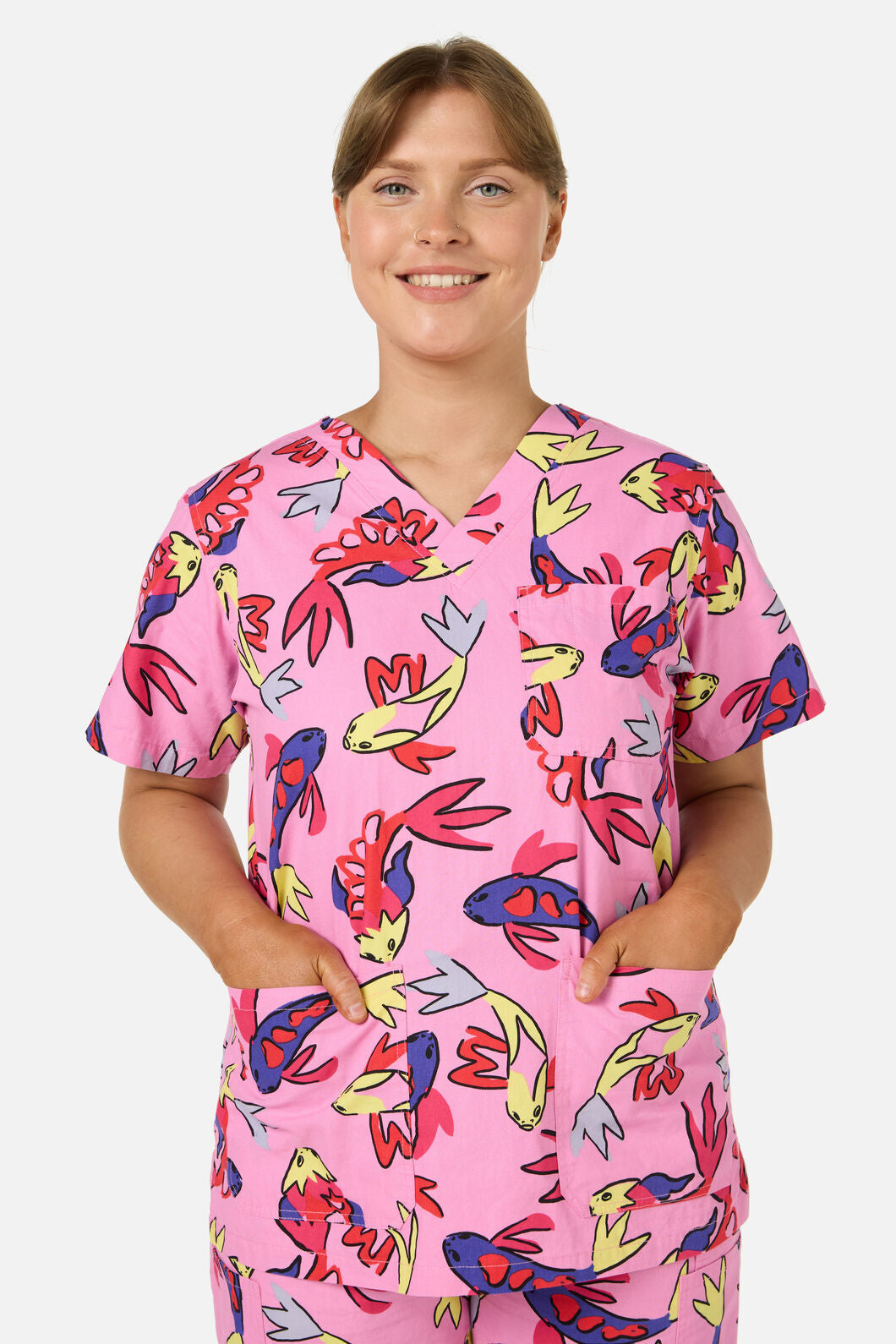 Gorman NZ - Koi Pond scrub set - pink