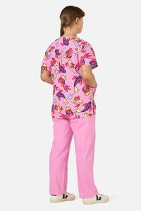 Gorman NZ - Koi Pond Top & Pant scrub set - pink