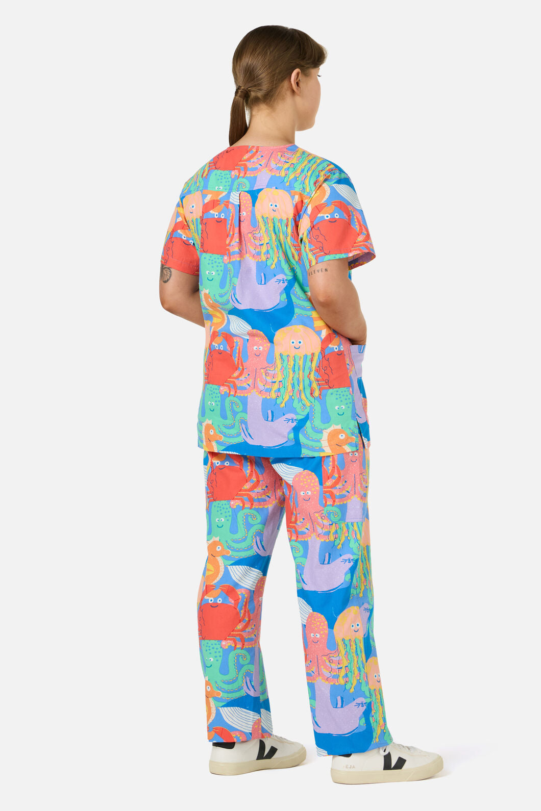Gorman NZ - Sea Creatures scrub set - blue