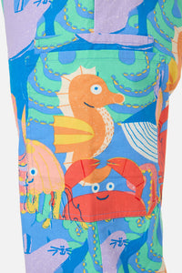 Gorman NZ - Sea Creatures scrub set - blue