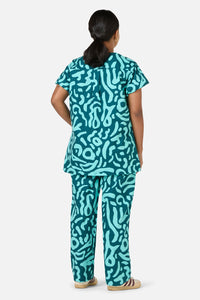 Gorman NZ - Green Ripple scrub set - green