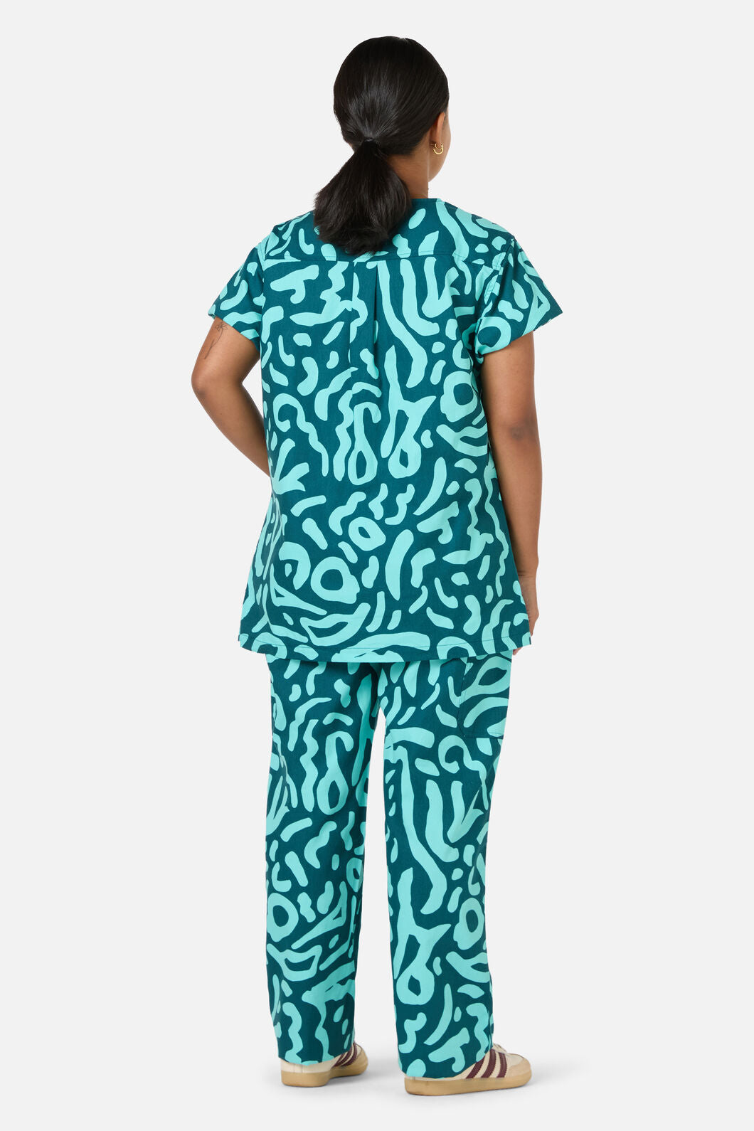 Gorman NZ - Green Ripple scrub set - green