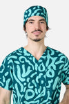 Gorman NZ - Green Ripple scrub hat - green