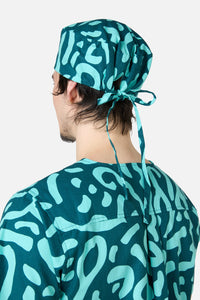 Gorman NZ - Green Ripple scrub hat - green