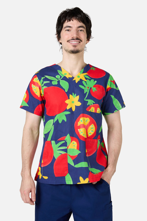 Gorman NZ - Tomato Salad Top & Pant scrubs - navy