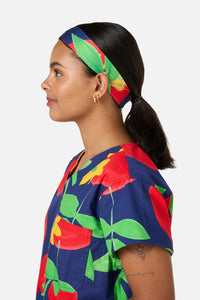 Gorman NZ - Tomato Salad scrub headband - navy