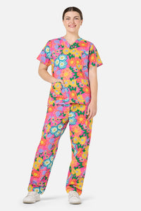 Gorman NZ - Dream Garden Scrub Set - pink