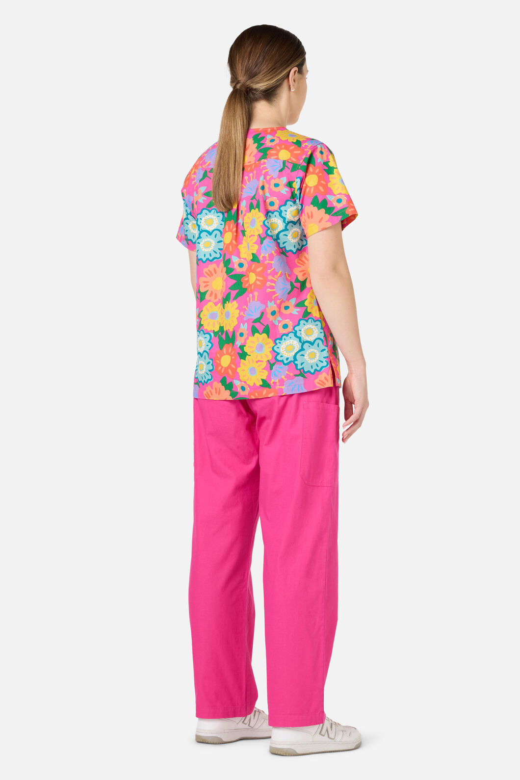 Gorman NZ - Dream Garden Top & Pant scrubs - pink