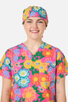 Gorman NZ - Dream Garden scrub hat - pink