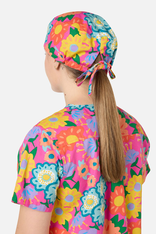 Gorman NZ - Dream Garden scrub hat - pink