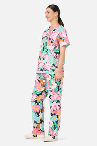 Gorman NZ - Magic Floral scrub set - navy