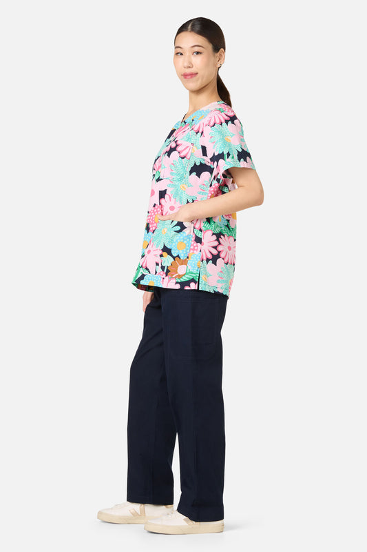 Gorman NZ - Magic Floral Top & Pant Scrubs - navy
