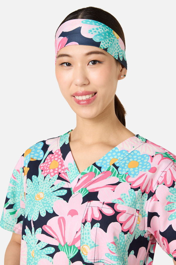 Gorman NZ - Magic Floral scrub Headband - navy