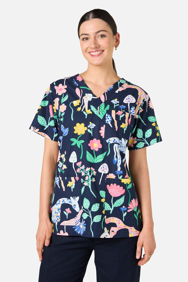 Gorman NZ - Safari Top & Pant scrub set - navy