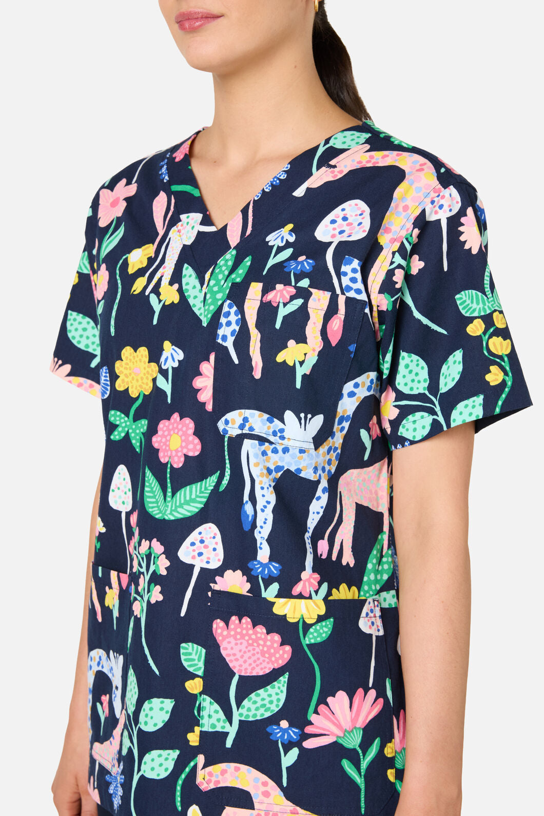 Gorman NZ - Safari Top & Pant scrub set - navy