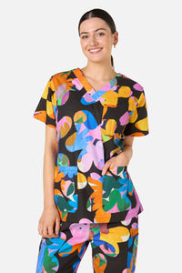 Gorman NZ - Abstract Floral scrub set - multi