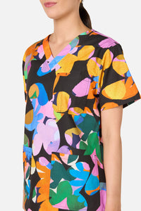 Gorman NZ - Abstract Floral scrub set - multi