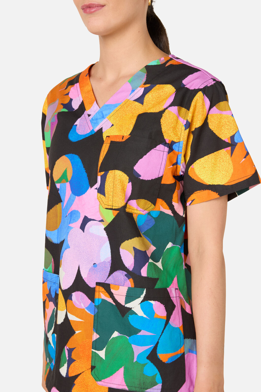 Gorman NZ - Abstract Floral scrub set - multi