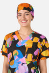 Gorman NZ - Abstract Floral scrub hat - multi