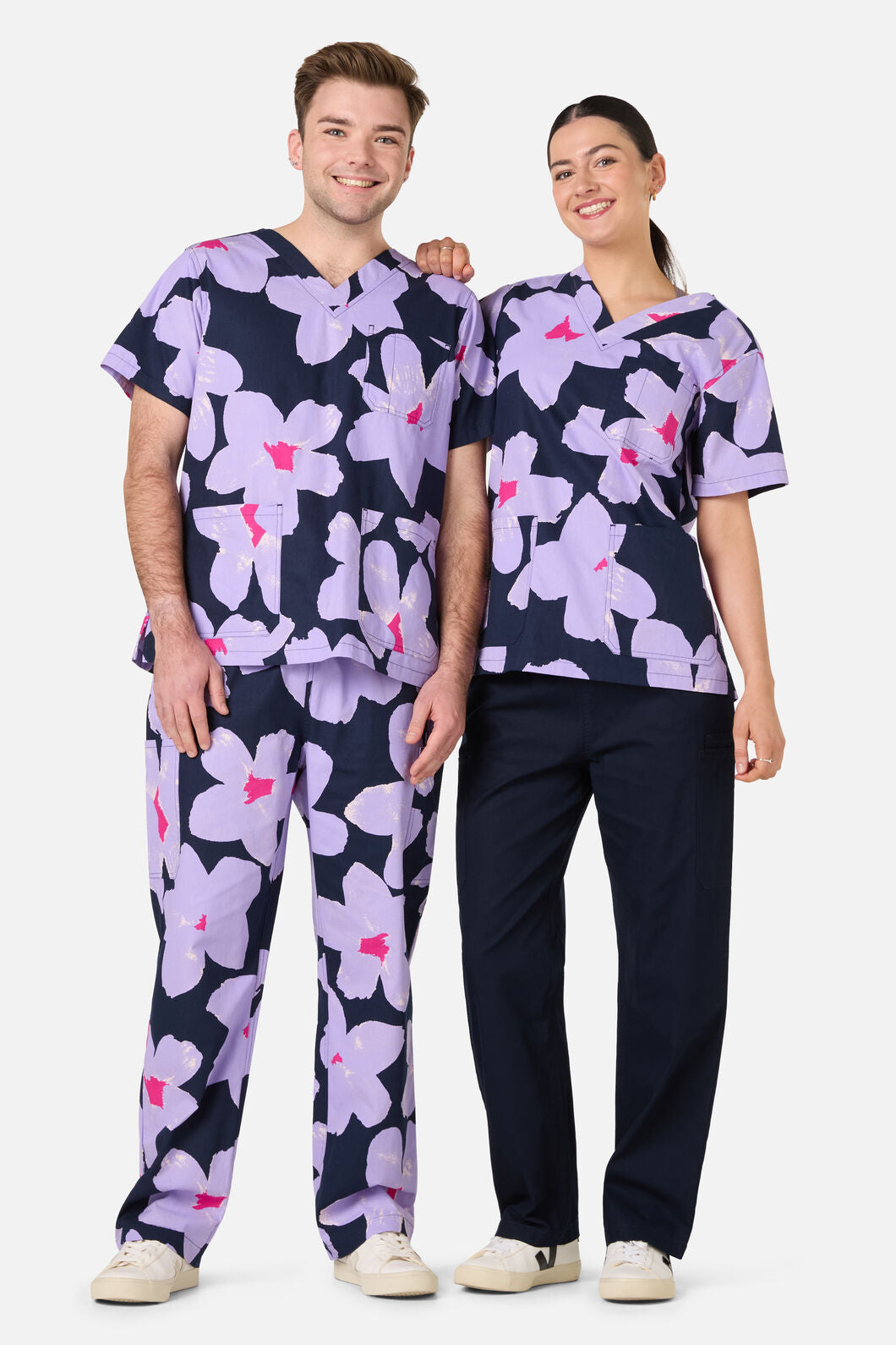 Gorman NZ - Poppy Blue scrub set - navy